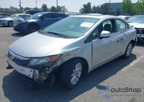 2012 Honda Civic Ex из США, поврежденный, VIN 19XFB2F84CE330376